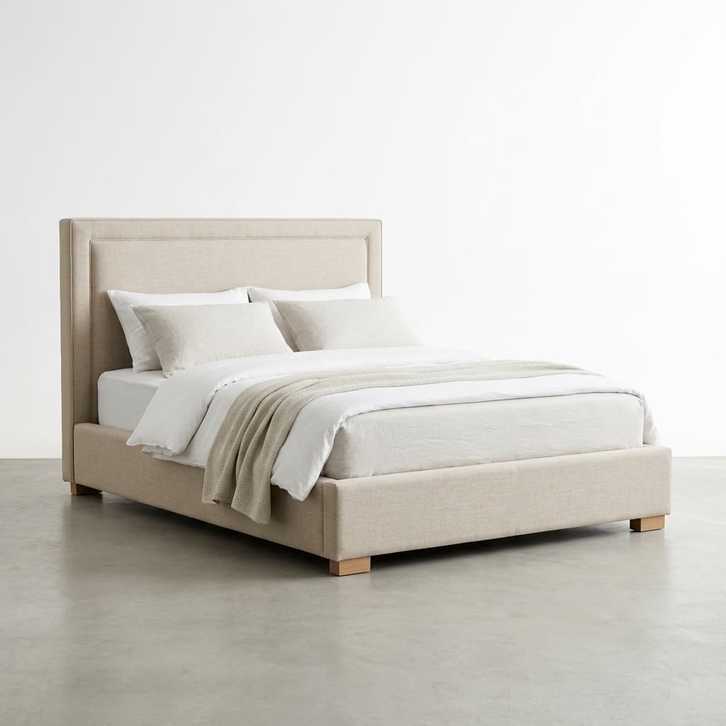 Cama de Casal em Tecido